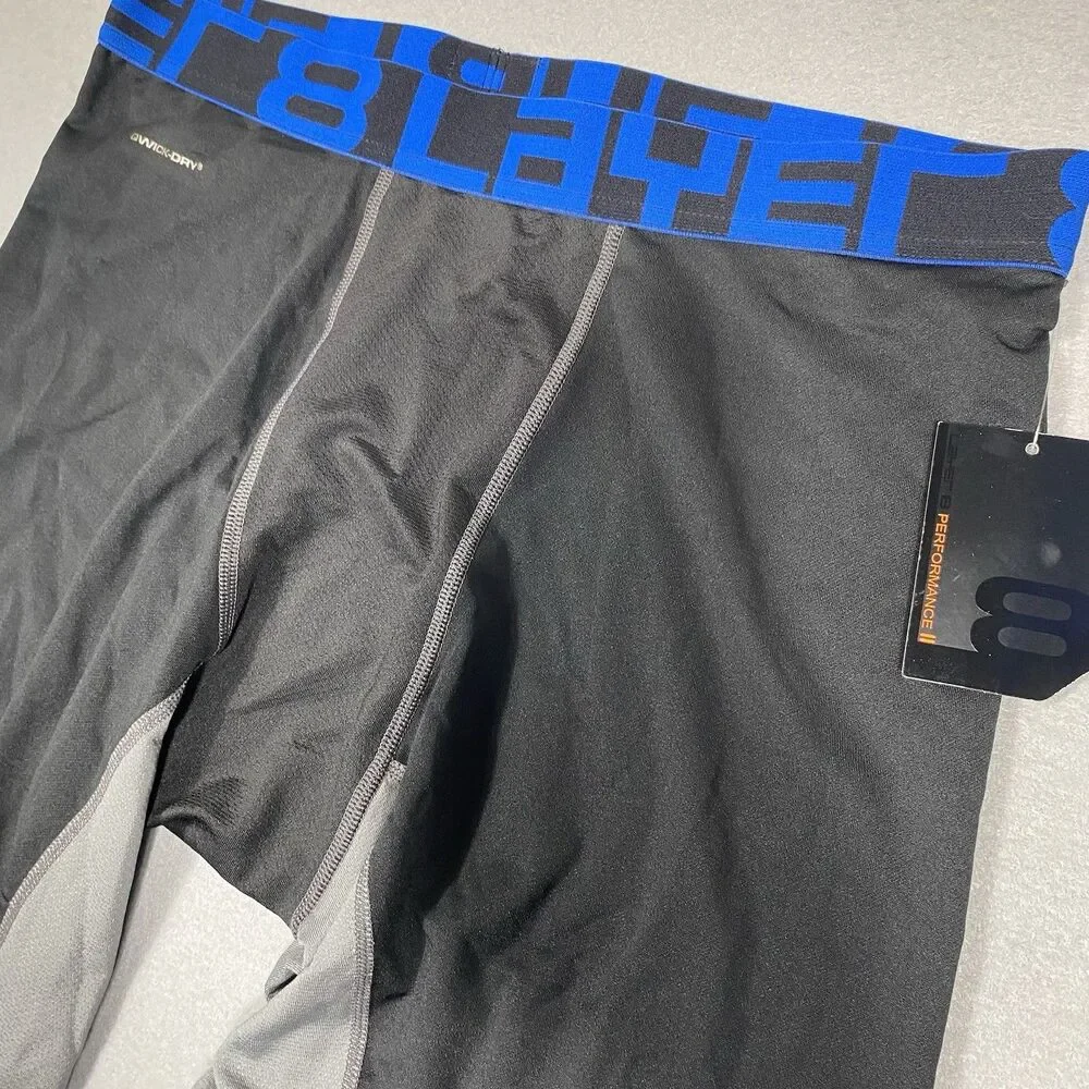 Layer 8 Qwick-Dry Under Garment Muscle Support Performance Leggings‎ Size L
